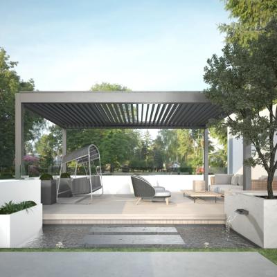 Κίνα Sun Shade Awning Motorized Retractable Awning Pergola Outdoor Patio Sliding Shade Retractable Roof Restaurant or Bar προς πώληση