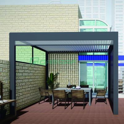 China Patio de lujo independiente de aluminio impermeable jardín al aire libre pérgola China Gazebo fabricante en venta