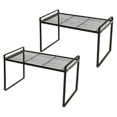 China Single Stackable Wire Dish Racks Stainless Steel Dish Racks Kitchen Table Storage Drying Dish Rack for sale