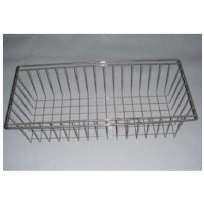 China Household Refrigerator Stainless Steel Basket Storage Rack Shelf for sale