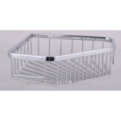 China Wall Mounted Type Metal Wire Bathroom Shelf Bathroom Soap Basket for sale