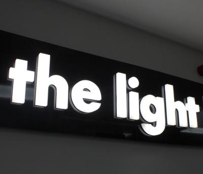 China Power Coated Surface Led Frontlit Sign Corrosion Resistance for sale