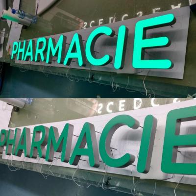 China OEM / ODM Led Frontlit Sign Outdoor Illuminated Sign High Strength for sale