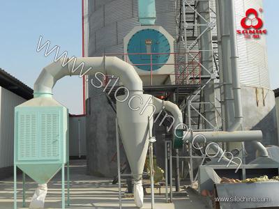 China Flat bottom Storage silo in hot galvanized steel for sale