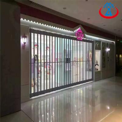 China Sturdy and durable/flexible/convenient/fashionable 2500*2000mm polycarbonate folding door manufacturer High Performance Crystal PC door for sale