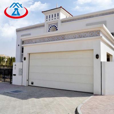 China The heat insulation 9*8 feet garage door white automatic steel garage door automatic garage door remote control for sale