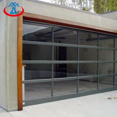 China 16x8 Residential Garage Door Automatic Construction Wooden Garage Door for sale