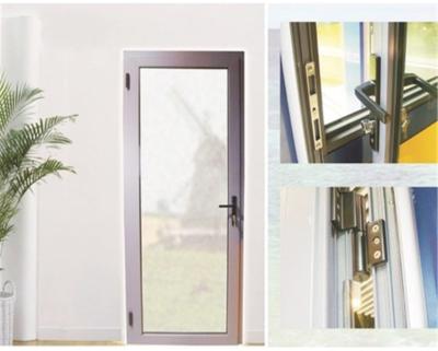 China Single Glass Style Commercial/Residential External Aluminum Doors and Aluminum Back Doors for sale