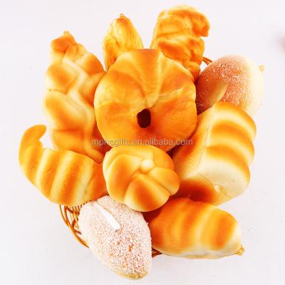 China PU Foam Super Soft Fake Food Slow Rising Bread Squishies for sale