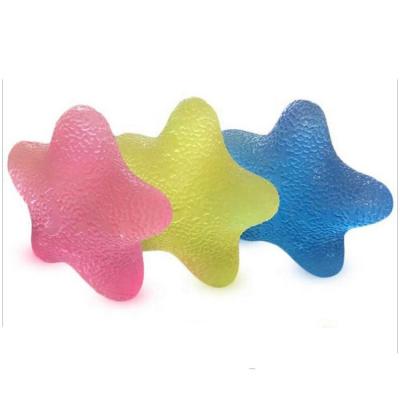 China TPR Star/Egg/Round Shaped TPR Jelly Strengthening Power Therapy Squishy Balls for sale