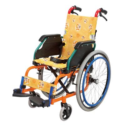 China UJOIN 2022 Convenient Light Weight Rehabilitation Therapy Supplies Kids Child Foldable Wheelchair for dsiabled children for sale