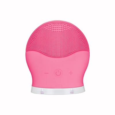 China Sonic Cleansing Facial Remover Silicone Facial Cleansing Brush Acne Treatment Beauty Skin Care Face Brush Home Use for sale