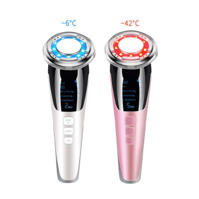 China Deepen EMS Beauty Shrink Machine, Skin Care Hot Cold Face Vibration Massager Compress Tightening and Lifting Machine for Wrinkle Removal for sale