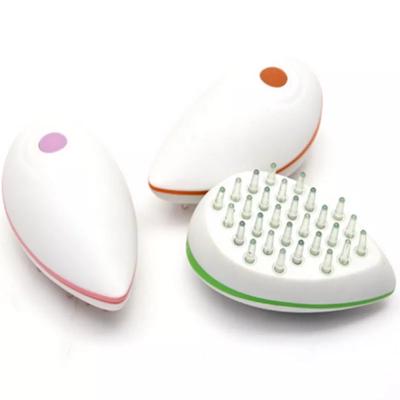 China EXFOLIATE Electric Head Exfoliator Head Massager Silicone Shampoo Brush Vibration Shower Head Brush for sale