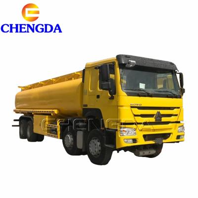 China Sinotruk Howo 8*4 12 Wheels Liquid Oxygen Transport Fuel Tank Truck 41 - 50t for sale