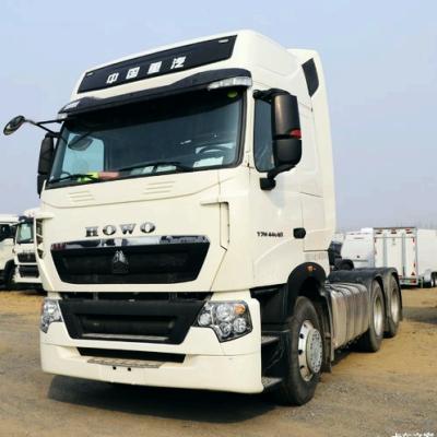 China Second Hand Price Sinotruck Howo 371 Engine 420hp 6x4 Used Tractor Truck Head 6800x2496x2958mm for sale