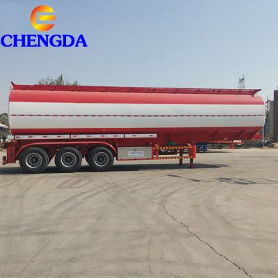 China Stronger 70CBM 3 Axles Stable Oil Transportation Used Gasoline Fuel Oil Diesel Semi Tanker for sale