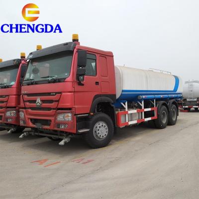 China HOWO 20000L 6 silos fuel tanker truck for sale 9.726L for sale