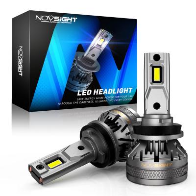 China Novsight Extreme Heat Dissipation Design Super Bright 120W Beam Kit 22000LM 6500K White High Low LED Auto Bulbs 9005 9006 9012 H11 H7 H4 Led Headlights for sale