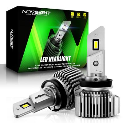 China LED HEADLIGHT BULB H4 Novsight Led Light High Power H7 Automobile Led Bulb H11 Automotriz H13 Lumen Faro H4 Canbus 20000 Led Headlight 100W for sale