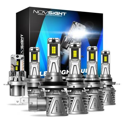 China Universal Novsight Car Led Car Led Headlight 6500k H4 15000LM 60W Bulb H1 H4 H7 H11 9004 Led Headlight Bulb 9005 9006 By 9007 for sale