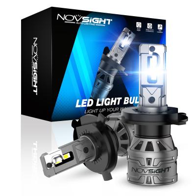 China Novsight N61 kit car motorcycle automotive lux 13000lumen 60W 9005 h1 h13 h4 h7 h11 led headlights bulb A5 for sale