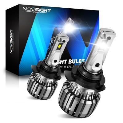 China Fan Led Headlight Kit Novsight Car Auto C6 LED Headlight Bulb High Power H13 H11 9005 HB3 H7 LED C6 H4 Car LED Headlights Led Auto Car Lights Bulbs for sale