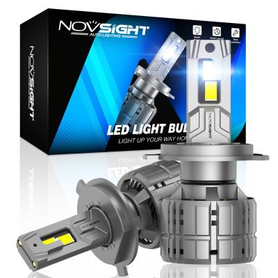 China Universal car head light Novsight N35 10000LM 40W led headlight bulb H4 H7 H11 9005 9006 6000K fanless led headlights for sale