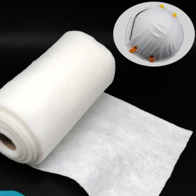 China Wholesale waterproof acupuncture cotton for cupmask needle punched super absorbent nonwoven fabric for sale