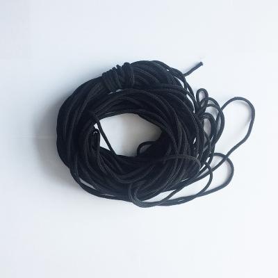 China Eco-Friendly Earloop 3mm/tap Nylon And Spandex Black for sale