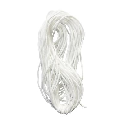 China 3mm 4mm Elastic Earloop White Round 5mm Elastic Band for sale