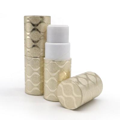 China Biodegradable Biodegradable Cosmetic Solid Perfume Cardboard Container Paper Packaging Tube for sale