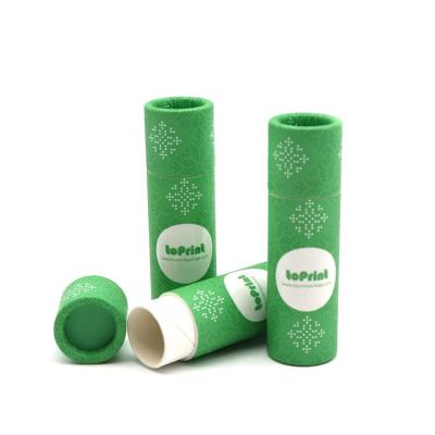 China Custom Biodegradable Cardboard Container Lift Up Paper Tube Eco Friendly For Lip Balm Cosmetic Packaging for sale