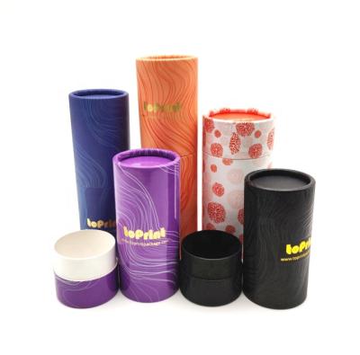 China Custom Printed Biodegradable Cardboard Cylinder Perfume Oil Bottle Packaging Round Craft Paper Gift Tube for sale