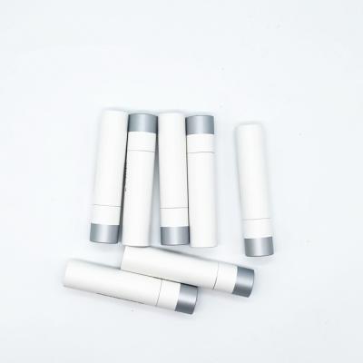 China Small Biodegradable White Biodegradable Cardboard Containers Paper Tube For Toothpaste Tablets Packaging for sale