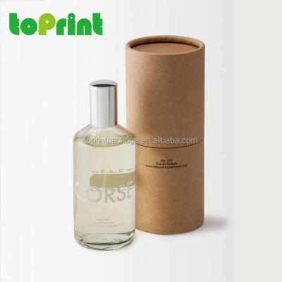 China Biodegradable Custom Logo Perfume Bottle Aromatherapy Candle Glass Bottle Packaging Empty Round Paper Boxes for sale