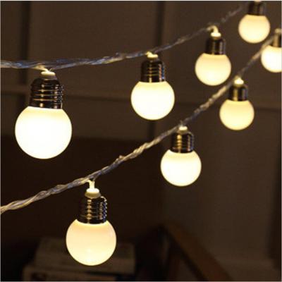 China Indoor/Outdoor Small Colorful Ball Bulb Led Outdoor Christmas String Lights for sale