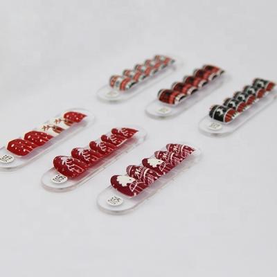 China Design Christmas Design Artificial Nails Tips Art Nails Fashion For Salon for sale