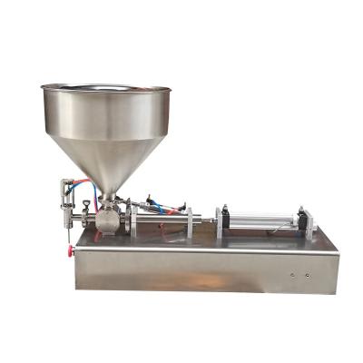 China Single Pneumatic Pneumatic Shampoo Cosmetics Semi-automatic Food Head Honey Ketchup Ointment Lotion Food Head Plunger Paste Filling Machine for sale