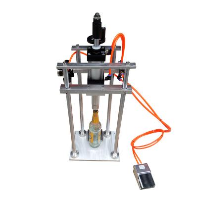 China Beer Bottle Sealing Machine Olive Oil Frying Oil Soybean Vinegar Bottle Chemical Pneumatic Sealing Machine for sale