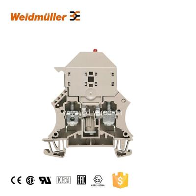 China Wemid Weidmuller Fuse Cable Terminal Block Screw Clamp Connector WSI 6/LD 250AC LLC for sale