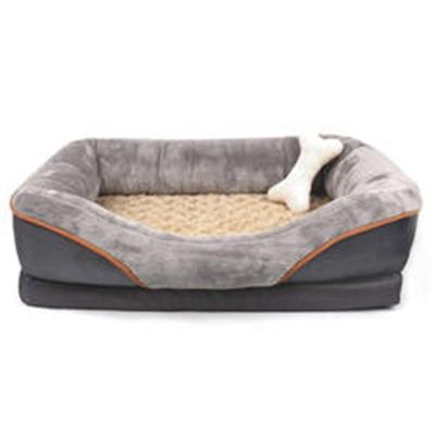 China Wholesale Custom Breathable Dog Sofa Bed Dual Use Double Sided Pet Beds And Accessories Dog Nest Rectangle Pet Cat Beds BTR-PD001 for sale