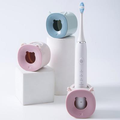 China Hot Selling Stocked Basins Item-Toothbrush Shower Silicone Toothbrush Holder for sale