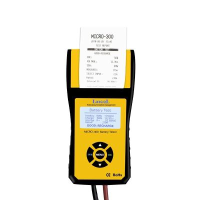 China Renault Lancol Cheap 12v Automatic Battery Capacity Internal Resistance Tester MICRO-300 For All Cars for sale