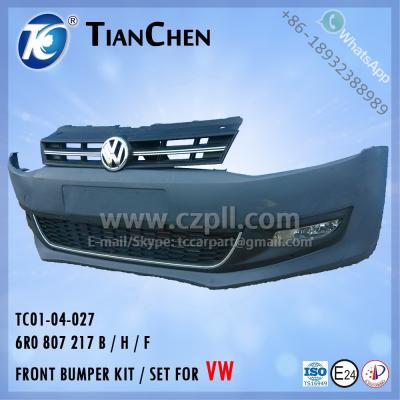 China FRONT BUMPER for POLO 2010 6R0 807 217 B/H/F TC01-04-027 for sale