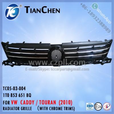 China ABS RADIATOR GRILLE for TOURAN / TRUCK 2010 WITH CHROMED JUNCTION PANELS 1T0 853 651 Bq - 1T0853651BQ for sale