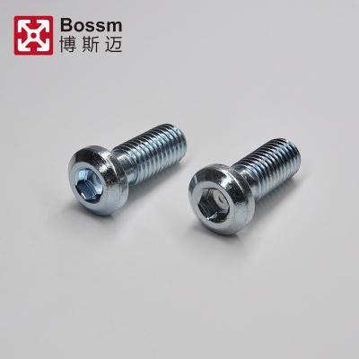 China 8 Groove And 10 Profile T Slot Aluminum Connector Aluminum Core Screw for sale