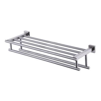 China Easy Assembly Newly Designed Stainless Steel Towel Rack Suitable For Hotel Bathroom Can Be Customized for sale