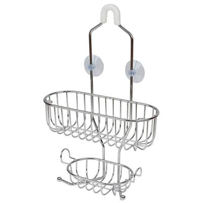 China Modern manufacturers selling high quality two-layer stainless steel bathroom storage racks for sale