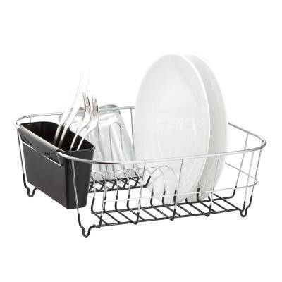 China Sustainable Kitchen Special Multifunctional Storage Double Dish Drain Rack for sale